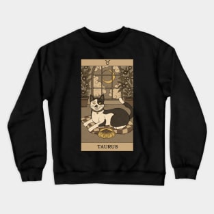 Taurus Cat Crewneck Sweatshirt